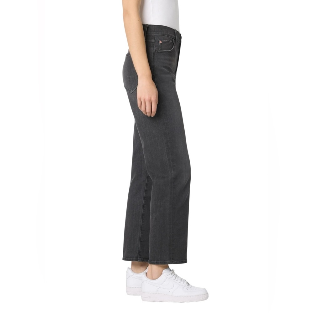 HUDSON NOA JEAN WASHED BLACK COLOR CROPPED STRAIGHT LEG SIZE 26 - Picture 2 of 9